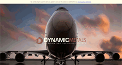 Desktop Screenshot of dynamicmetalsltd.co.uk